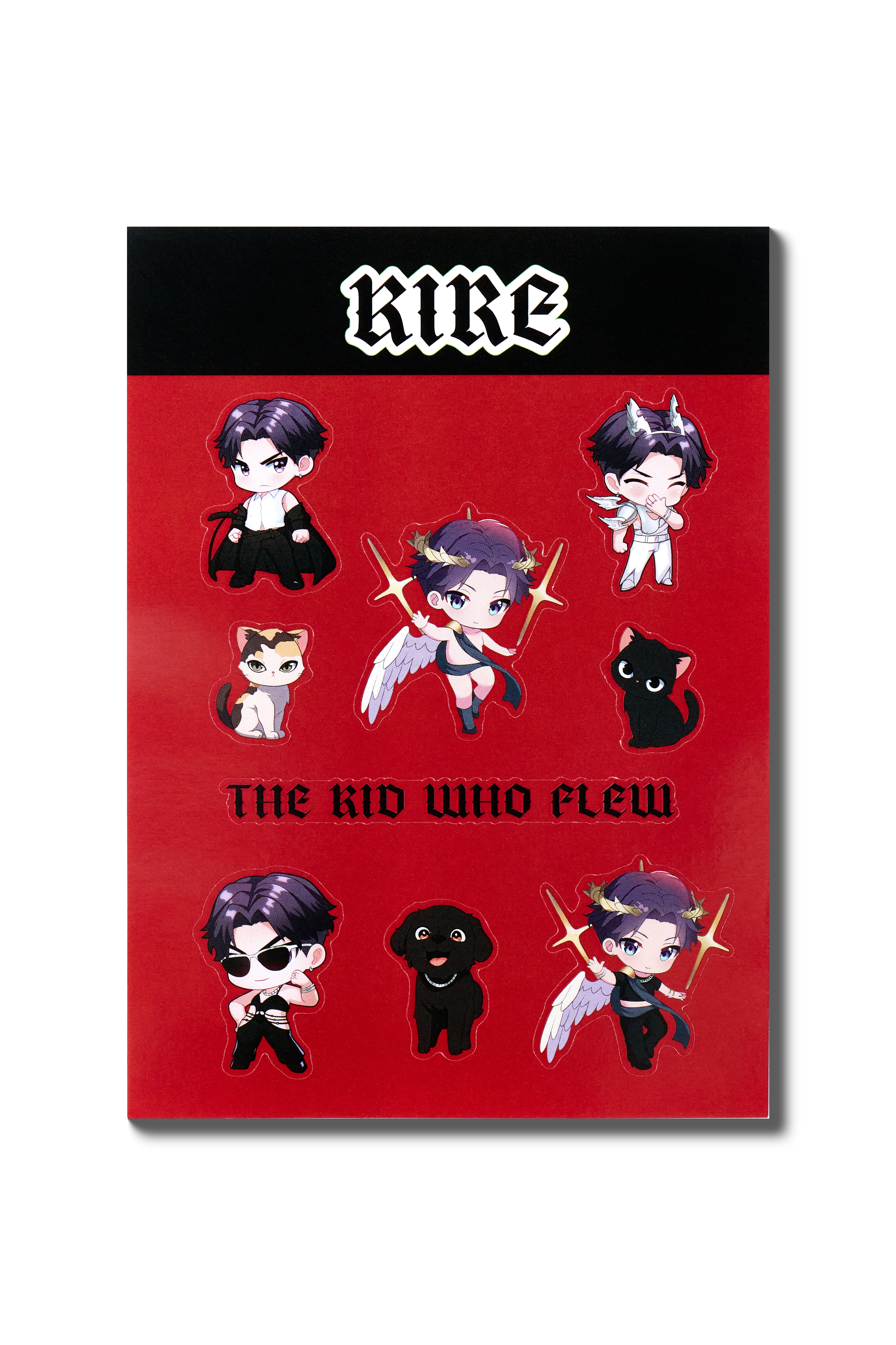 The Kid Who Flew "KIRE" Stickers