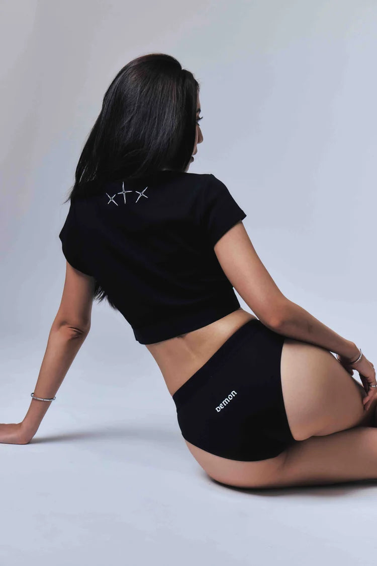 “angel & demon” Low-Rise Brief